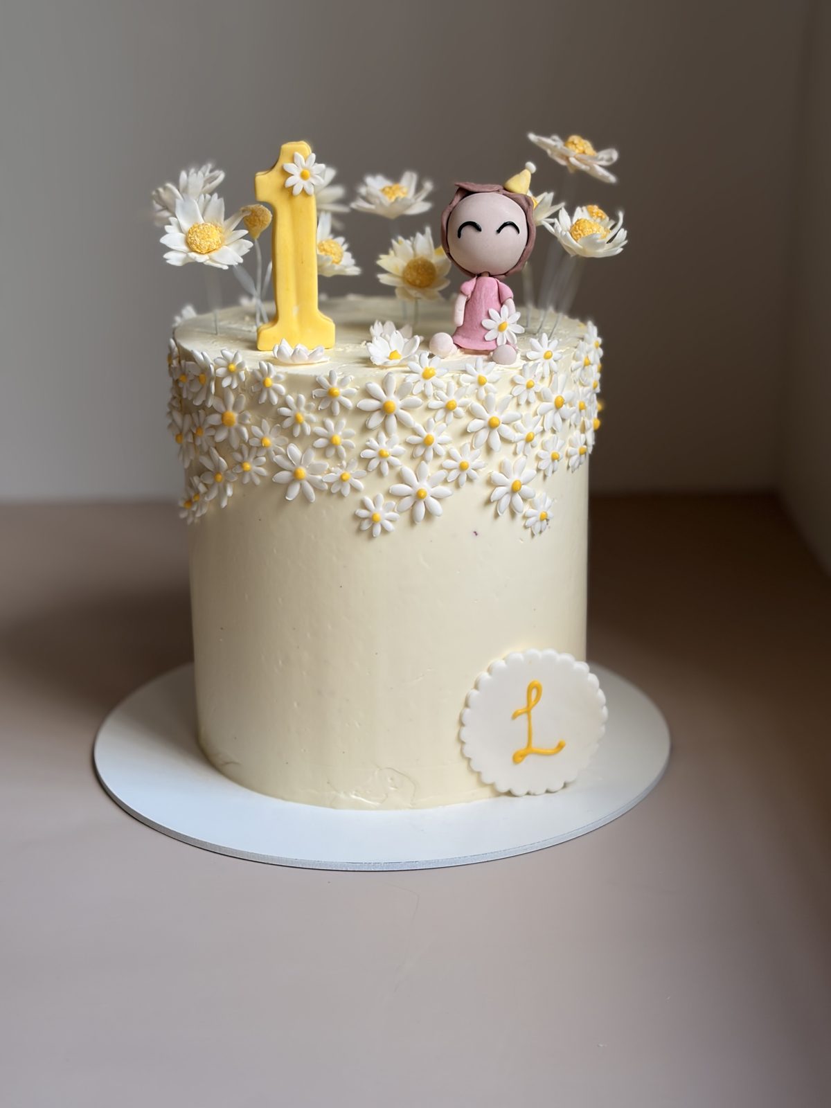 Torta primo compleanno con margherite, Milka Sweet Cakes